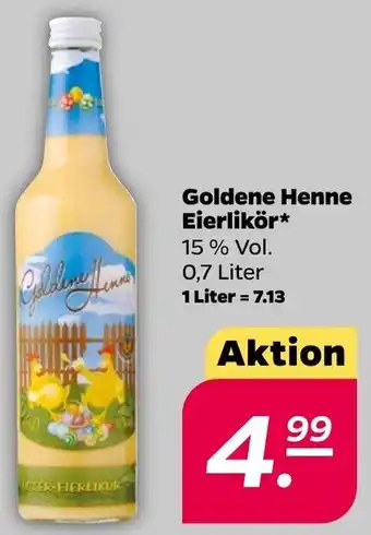 NETTO Goldene Henne Eierlikör 0,7 Liter Angebot