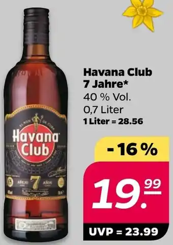 NETTO Havana Club 7 Jahre 0,7 Liter Angebot