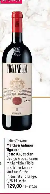 CITTI Markt Marchesi antinori tignanello rosso igp Angebot