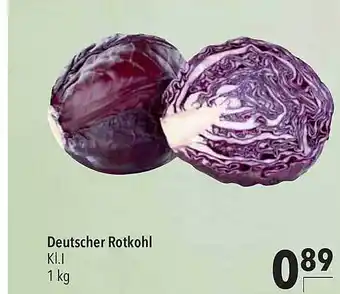 CITTI Markt Deutscher rotkohl Angebot