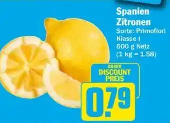 Hit Spanien Zitronen 500 g Netz Angebot