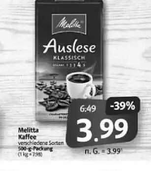 Markant Markt Melitta kaffee Angebot