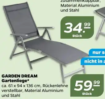 NETTO Garden Dream Gartenliege Angebot