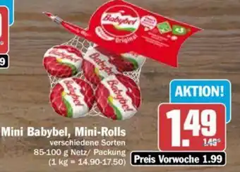 Hit Mini Babybel, Mini-Rolls 85-100 g Angebot