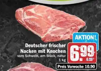 Hit Deutscher frischer Nacken mit Knochen 1 kg Angebot