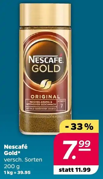 NETTO Nescafé Gold 200 g Angebot