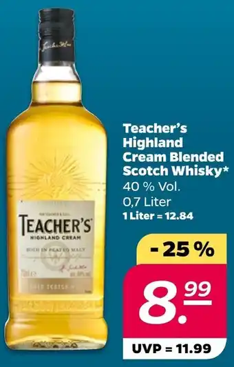 NETTO Teacher's Highland Cream Blended Scotch Whisky 0,7 Liter Angebot