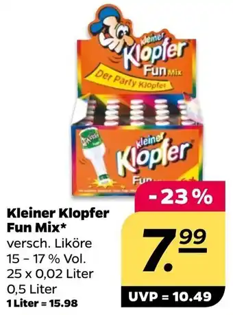 NETTO Kleiner Klopfer Fun Mix 25x0,02 Liter Angebot