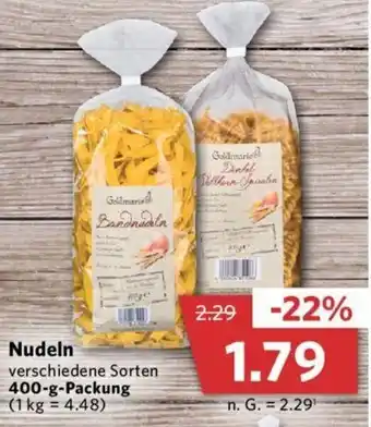 Combi Goldmarie Nudeln 400 g Packung Angebot