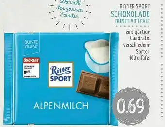 Edeka Struve Ritter Sport Schokolade Bunte Vielfalt Angebot