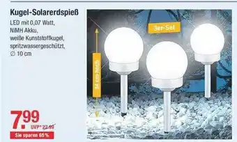 V Baumarkt Kugel-solarerdspieß Angebot