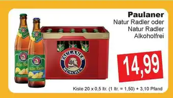 Getränke Göbel Paulaner Natur Radler Oder Natur Radler Alkoholfrei Angebot