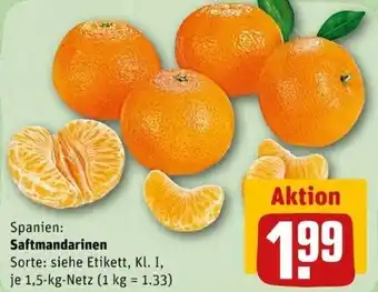 REWE Center Saftmandarinen 1,5 kg Netz Angebot