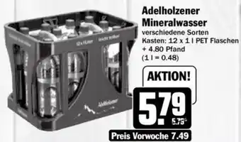 Hit Adelholzener Mineralwasser 12 x 1 l Pet Angebot