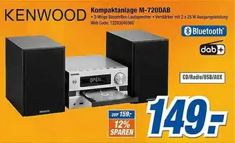 Expert Klein Kenwood Kompaktanlage M-720DAB Angebot