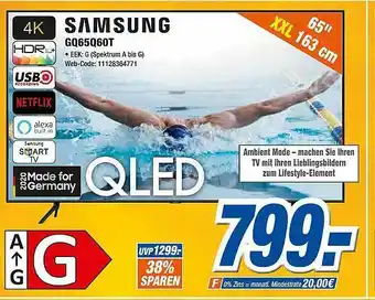 Expert Klein Samsung Gq65q60t Angebot