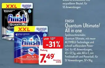 Aldi Nord Finish Quantum Ultimate/All in One Angebot