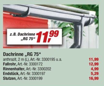 toom Baumarkt Dachrinne ,,RG 75" Angebot