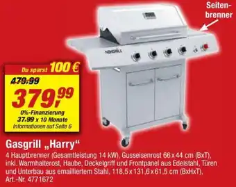 toom Baumarkt Gasgrill ,,Harry" Angebot