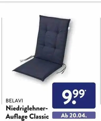 Aldi Süd Belavi niedriglehner-auflage classic Angebot