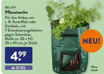 Aldi Süd Belavi pflanztasche Angebot