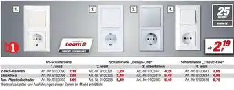 toom Baumarkt b1 2-fach-Rahmen Angebot