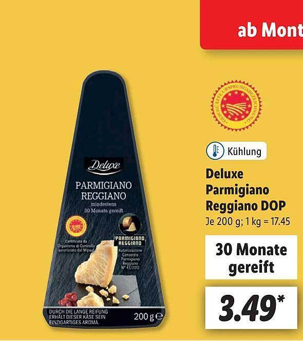 Deluxe parmigiano reggiano dop Angebot bei Lidl
