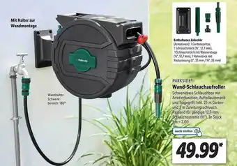 Lidl Parkside wand- schlauchaufroller Angebot