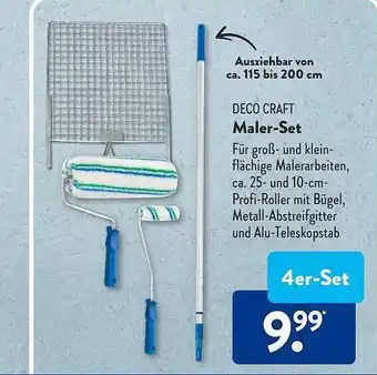 Aldi Süd Deco craft maler-set Angebot