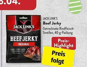 Aldi Süd Jack link's beef jerky Angebot