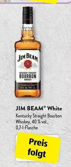 Aldi Süd Jim beam white kentucky straight bourbon whiskey Angebot