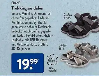 Aldi Süd Crane trekkingsandalen Angebot