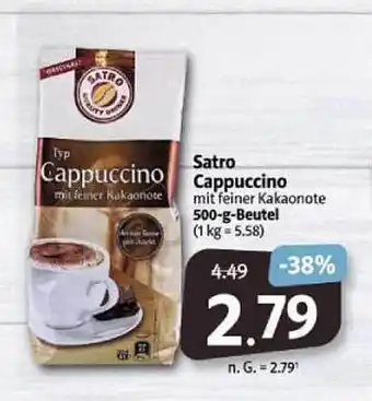 Markant Markt Satro cappuccino Angebot