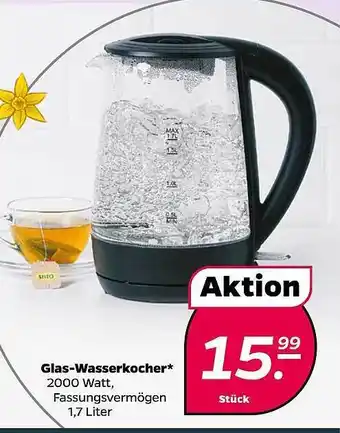 NETTO Glas-wasserkocher Angebot