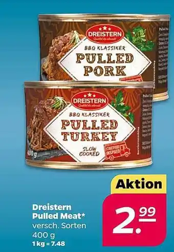 NETTO Dreistern pulled meat Angebot