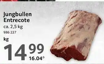 Selgros Jungbullen entrecote Angebot
