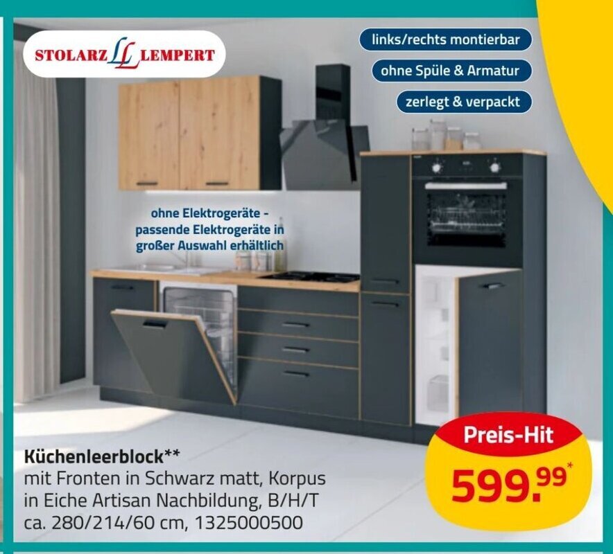 Kuchenleerblock