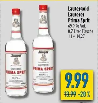 diska Lautergold Lauterer Prima Sprit Angebot