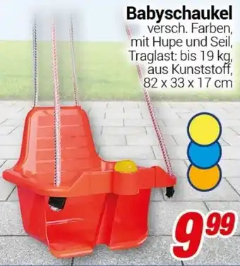 CENTERSHOP Babyschaukel 82 x 33 x 17 cm Angebot