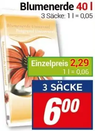 CENTERSHOP Blumenerde 40 l Angebot