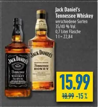 diska Jack Daniel's Tennessee Whiskey Angebot