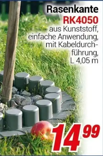 CENTERSHOP Rasenkante RK4050 L 4,05 m Angebot