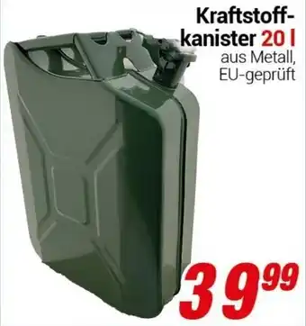 CENTERSHOP Kraftstoffkanister 20 l Angebot