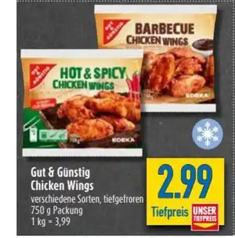 diska Gut & Günstig Chicken Wings Angebot