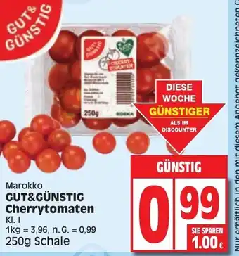 Edeka Marokko Gut & Günstig Cherrytomaten 250 g Schale Angebot