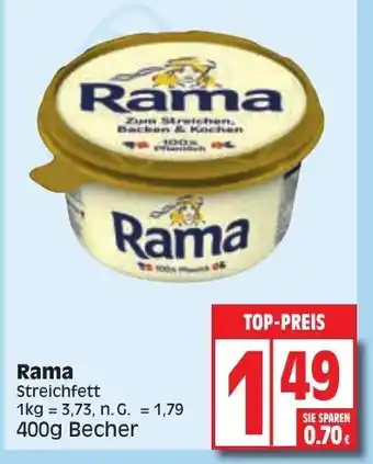 Edeka Rama 400 g Becher Angebot