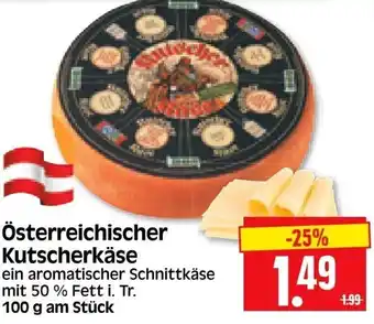 Edeka Herkules Österreichischer Kutscherkäse 100 g am Stück Angebot