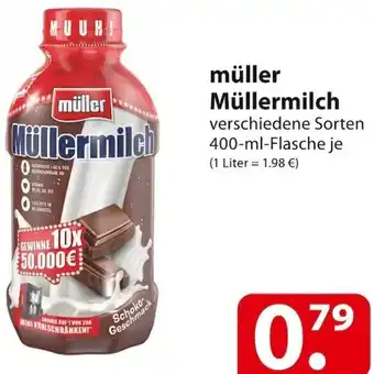 Famila Nord Ost Müller Müllermilch 400 ml Flasche Angebot