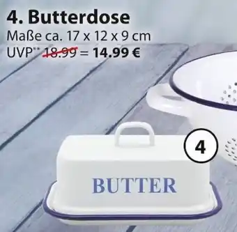 Famila Nord Ost Emaille Geschirr Husum Butterdose Angebot