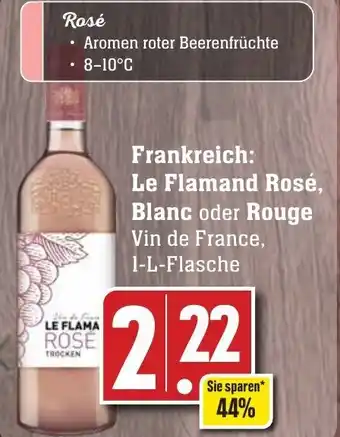 Edeka Neukauf Frankreich: Le Flamand Rosé, Blanc oder Rouge 1 L Flasche Angebot